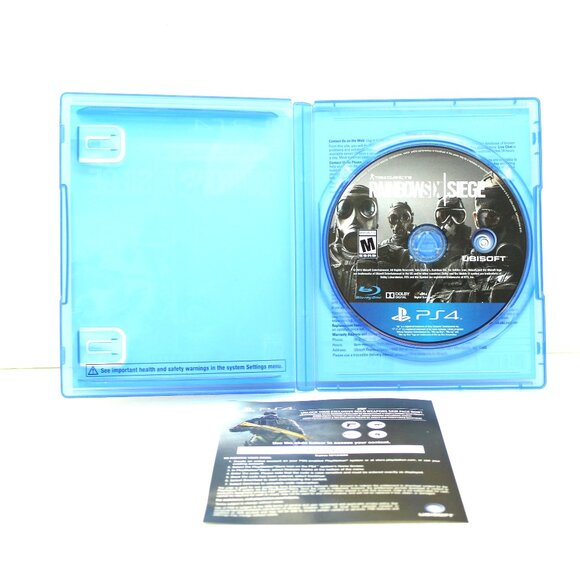 Tom Clancy's Rainbow Six Siege (PlayStation 4, 2015) PS4 Game & Case Tested! - Picture 6 of 6